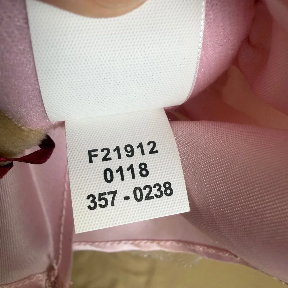 Okie Dokie Plush Ballerina Doll Pink Tulle Tutu Brown Hair Rag Doll F21912